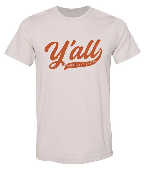 Y'all Sugar Land Tee - Gray