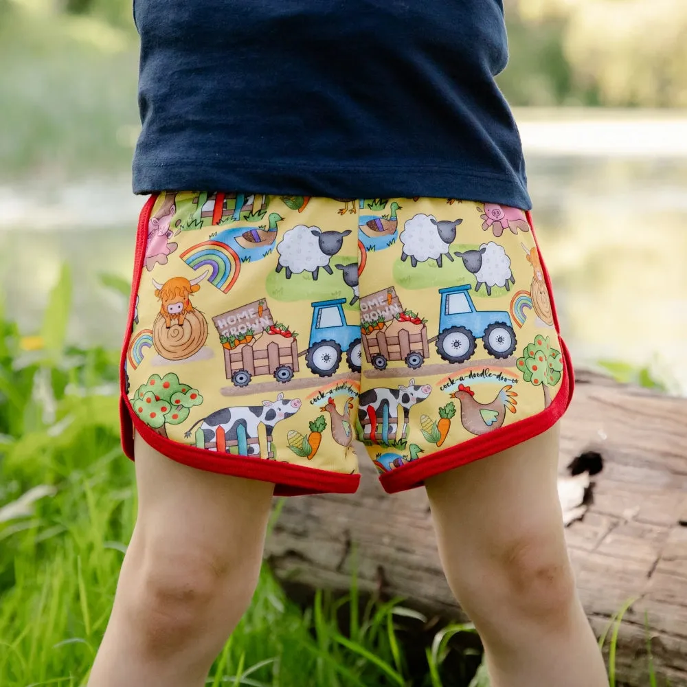 Yellow Farm Shorts| Cotswold Baby Co.