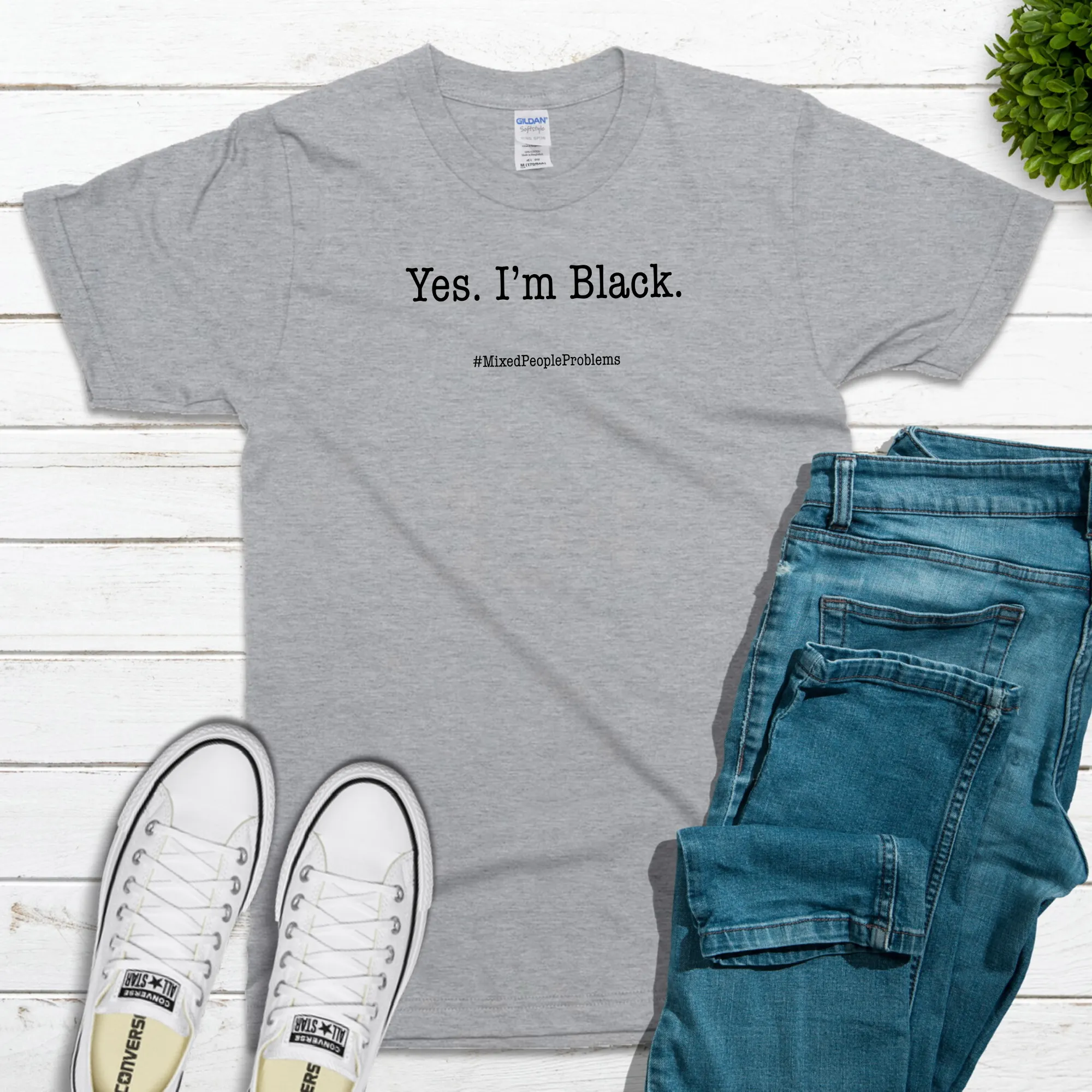 Yes. I AM. Mixed People Problems Shirt | The Questions Asked